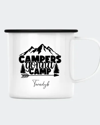 Enamel Krus Camping Enamelkop 450ml Hvid 450ml