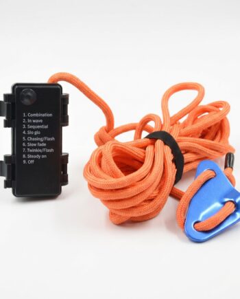 Orange Reb Med Rgb Lys Med Karabinhage Maks 80kg Belastning