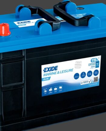 115 12v Dual Batteri Til Marine Camping Fritid Fra Exide