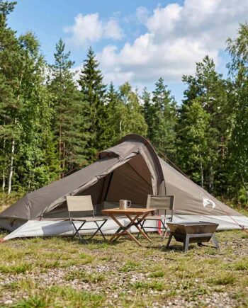 Backpacking Telt Brun Grå Personers