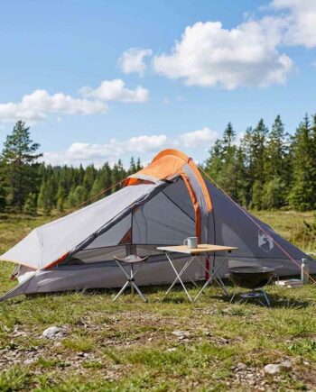 Backpacking Telt Grå Orange Personers