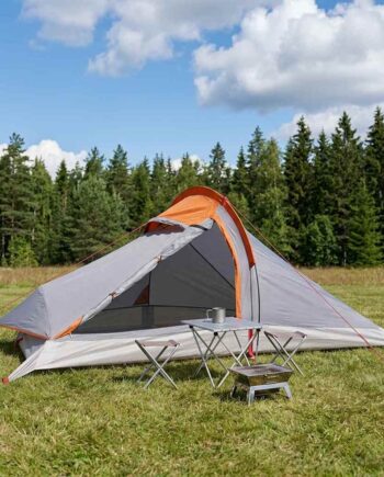 Backpacking Telt Personers Grå Orange