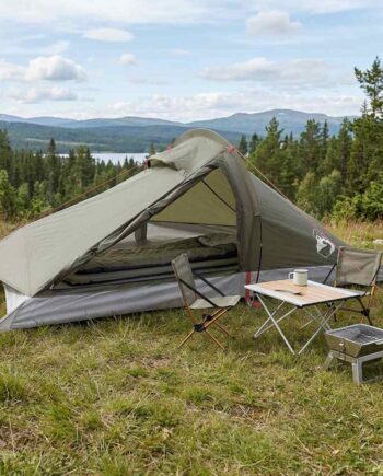 Backpacking Telt Personers Olivengrøn