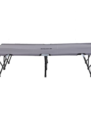 Camping Lounger Campingseng Til Til Personer 193l 125b 40h Grå