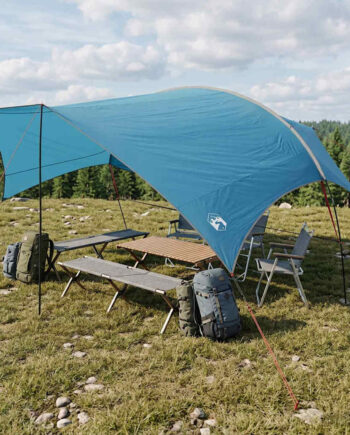 Camping Tarp Vandafvisende Blå 695 580 200