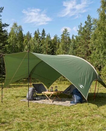 Camping Tarp Vandafvisende Grøn 690 580 255