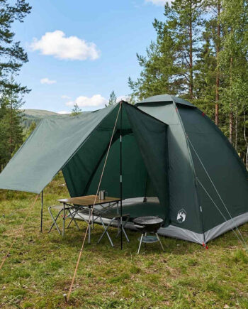 Camping Telt Army Grøn 190 140 105 Polyester Stål
