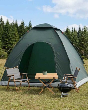 Camping Telt Med Tag Army Grøn 190 140 105