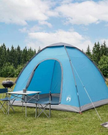 Camping Telt Med Tag Med Luftventil Blå 190 140 105