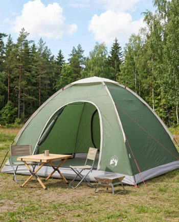 Camping Telt Med Tag Med Luftventil Grøn 275 215 125