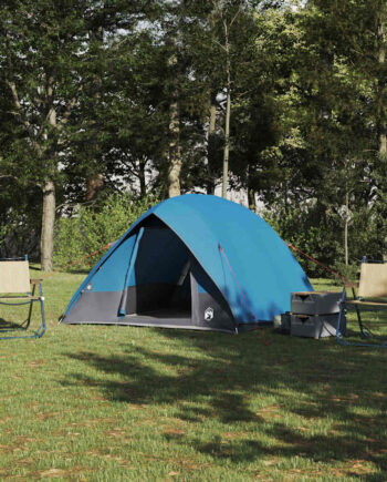 Camping Telt Med Tag Med Opbevaring Blå 275 230 140 Taft