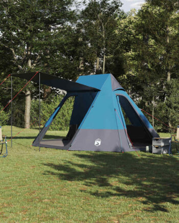 Camping Telt Med Tag Med Opbevaring Blå 482 360 227 Taft