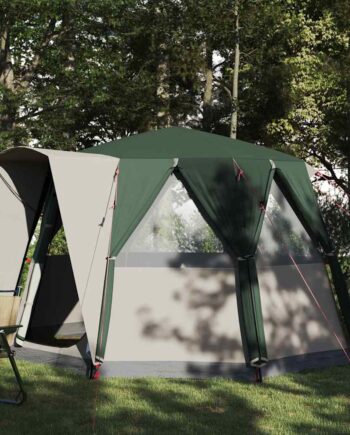 Camping Telt Til Personer Grøn Hvid 320 320 203