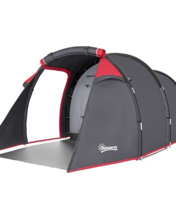 Campingtelt Pop Telt Til Personer Forhal Soveområde Vandtæt 426 206 154 Grå