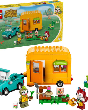 Lego Animal Crossing Leif Med Campingvogn Havebutik 77054