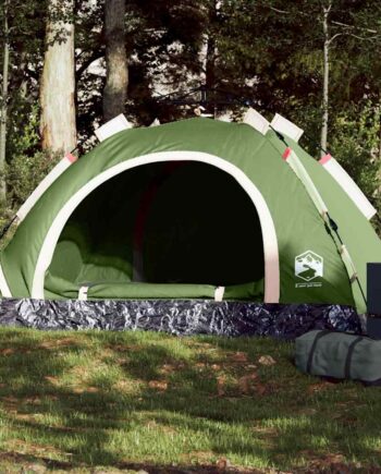 Personers Campingtelt Vandtæt Quick Release Grøn