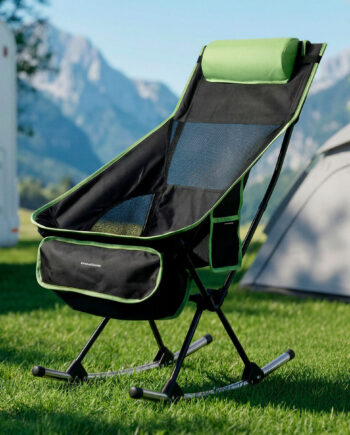 Sammenklappelig Campinggyngestol Med Lomme Pude Bæretaske Trillow Innovagoods