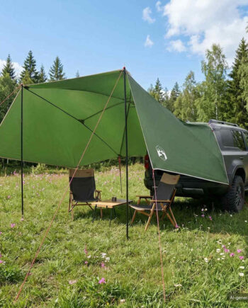Bil Telt 308 215 220 Grøn Polyester Stål