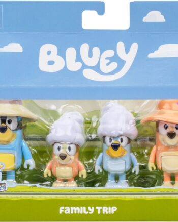 Bluey Family Trip Figur Pak Familie Telt Tur Moose
