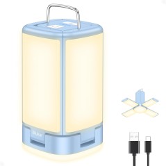 Blukar Led Campinglampe 116 Led Ampx2013 Tilstande Usb Porcelænsblå