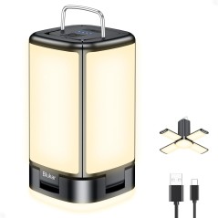 Blukar Led Campinglampe 116 Led Ampx2013 Tilstande Usb Sort