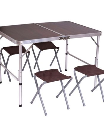 Campingbord Foldbart Campingbord Med Klapstole