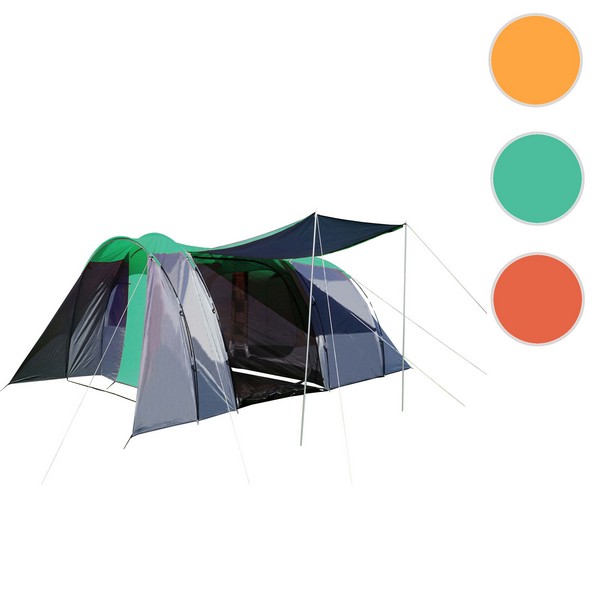 Campingtelt Personers Tunneltelt Til Camping Delbart Grønt Telt