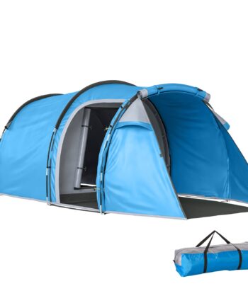 Campingtelt Pop Telt Til Personer Forhal Soveområde Vandtæt 426 206 154 Lyseblå