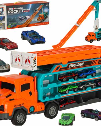 Campingvogn Med Racerbanerutschebane 6el Orange