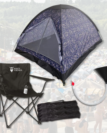 Festivalpakke Personer Premium Bjorn Telt Festivalstol