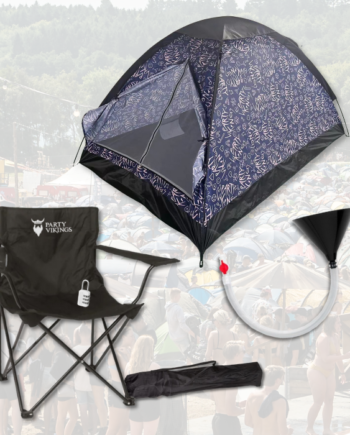 Festivalpakke Personer Premium Frigg Telt Festivalstol
