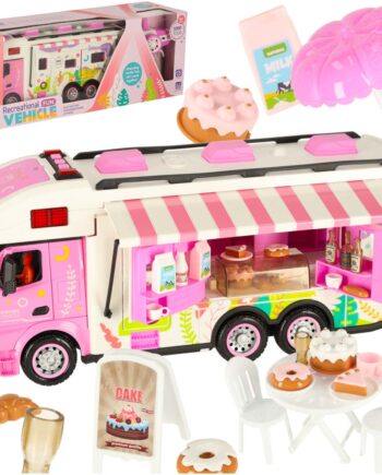Fjernbetjent Campingvogn Autocamper Bil 4ghz Lyde Lys Tilbehør Pink