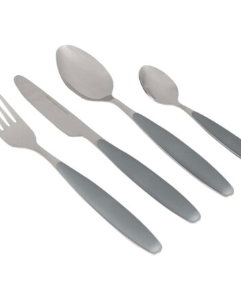 Gimex Bestiksæt Med Soft Touch Håndtag Grey