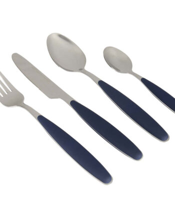 Gimex Bestiksæt Med Soft Touch Håndtag Navy Blue