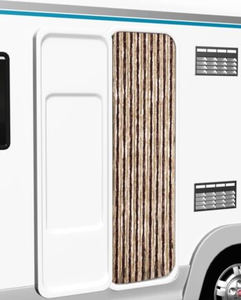 Insektgardin  185 Beige Lysebrun Chenille Til Campingvogn