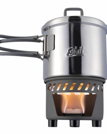 Kogesystem Esbit Camping Solid Fuel Cookset 585 Rustfrit Stål