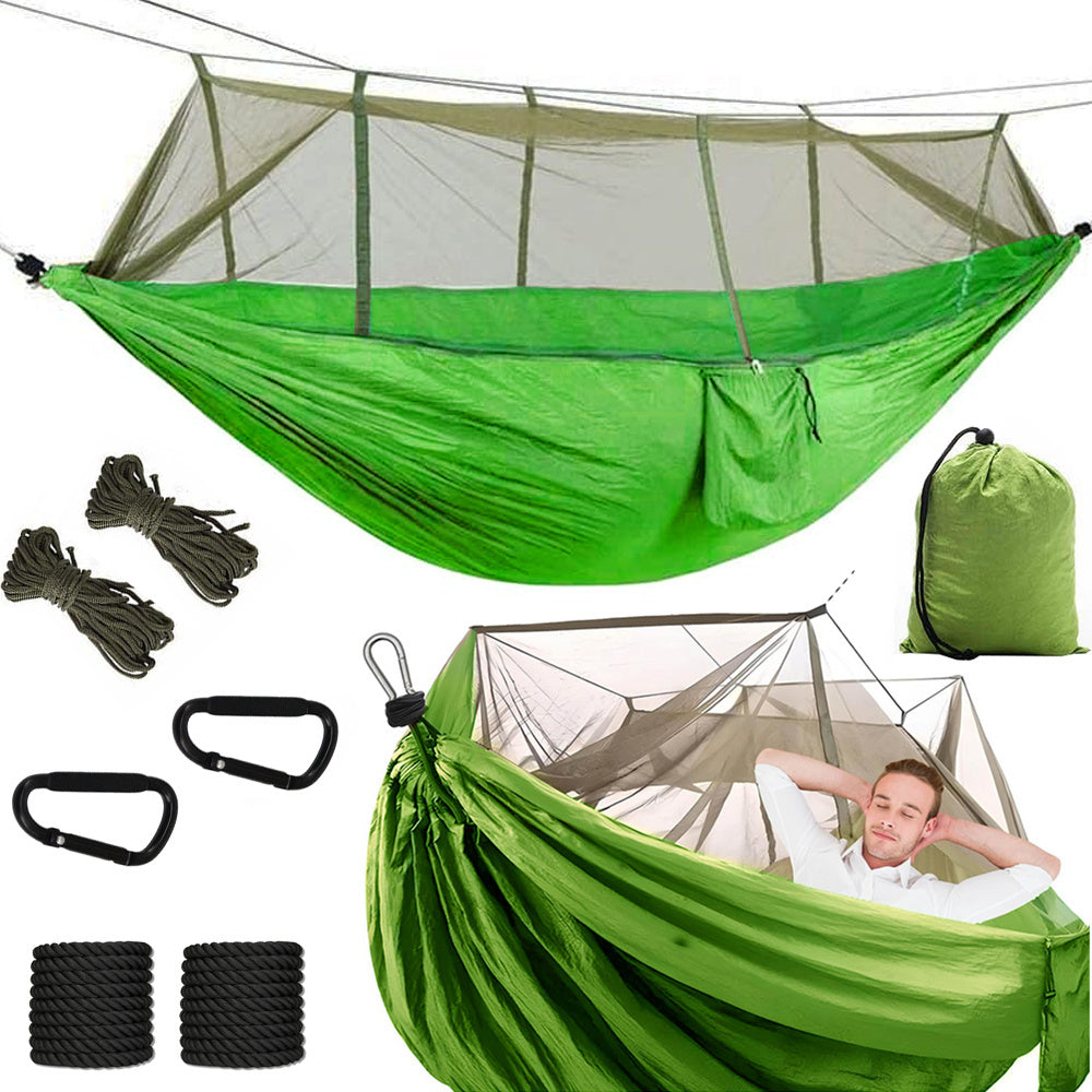 Letvægts Hængekøje Med Myggenet Perfekt Til Camping Outdoor