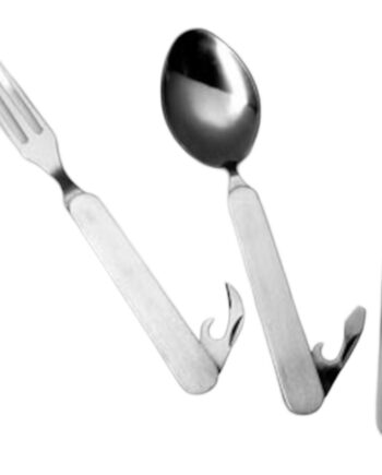 Lifeventure Stainless Steel Foldbart Bestiksæt