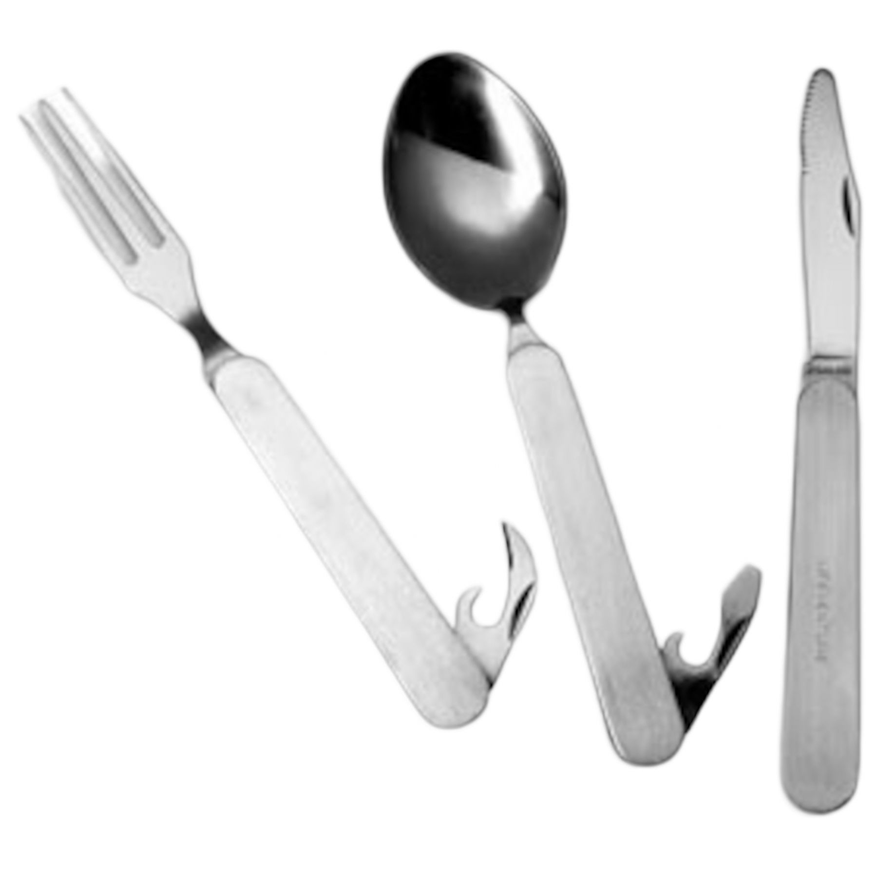 Lifeventure Stainless Steel Foldbart Bestiksæt