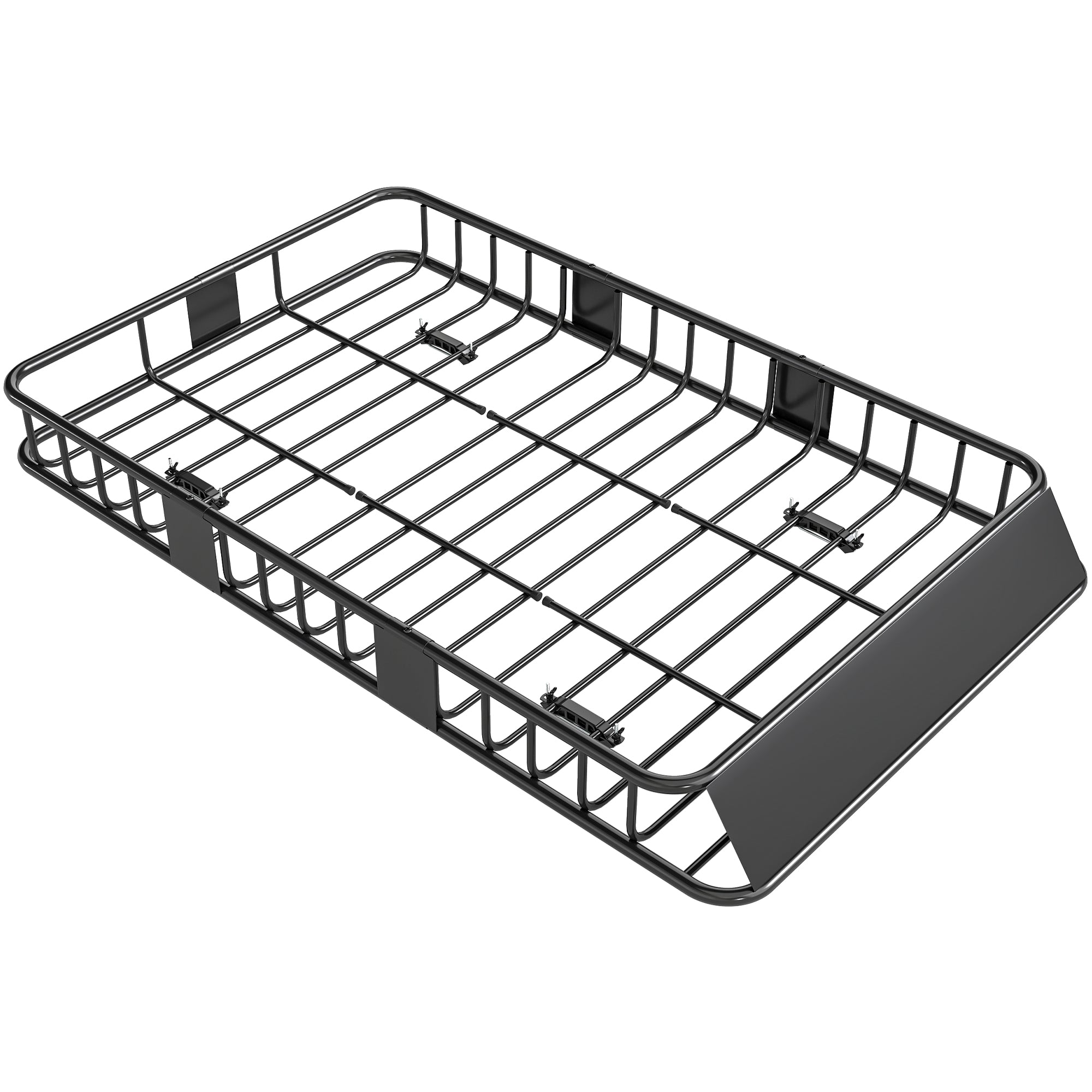 Metal Tagbøjle Til Biler 162x99x16cm Universal Bagagebærer Tagbøjle Lasteevne 100 Bagagekurv Til Camping Grill Bilture Sort