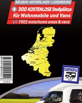 Michelin Kort Benelux: Autocamper Map Aires Camping Cars English Book
