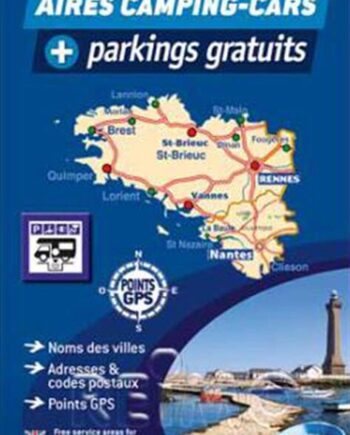 Michelin Kort Bretagne: Autocamper Map Aires Camping Cars English Book