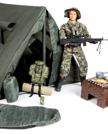 Militær Telt Camp : Med Action Figur 5cm