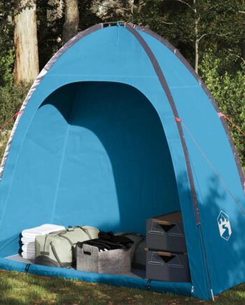 Opbevaringstelt Vandafvisende Blå Letvægtstelt Til Camping