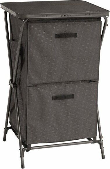 Outwell Domingo Camping Skab Bord Sort Metal Plast