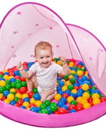 Pink Legetelt Med Bolde