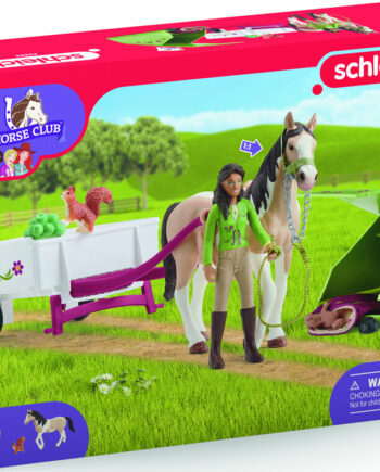 Schleich 42533 Sarah Camping Adventure Hest Horse Club