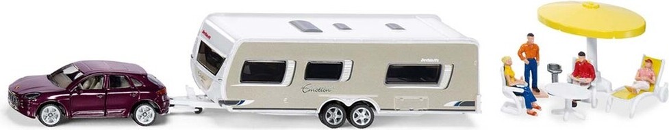 Siku 2542 Legetøjsbil Med Campingvogn :