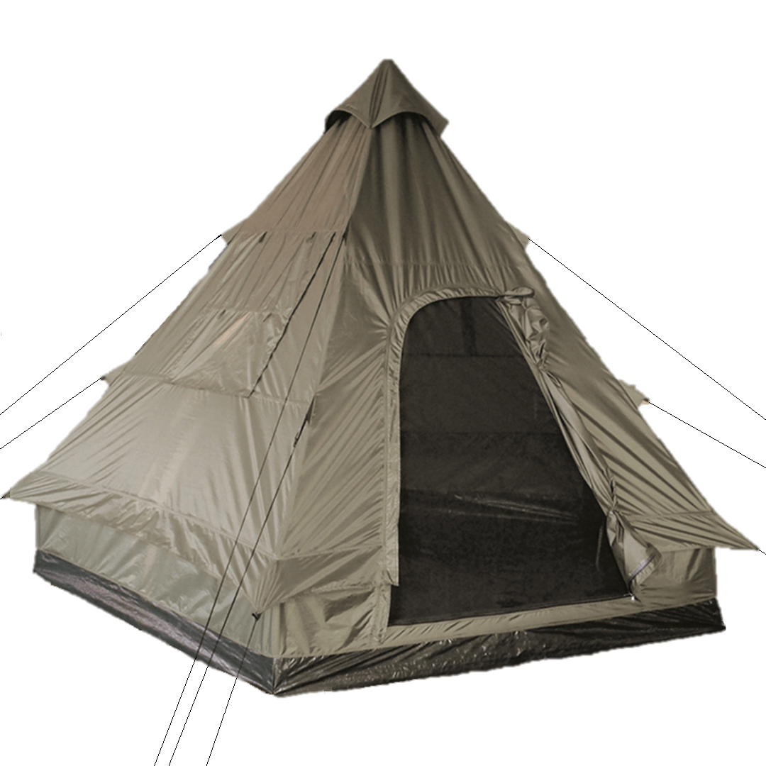 Telt Pyramide Tipi Design Personer