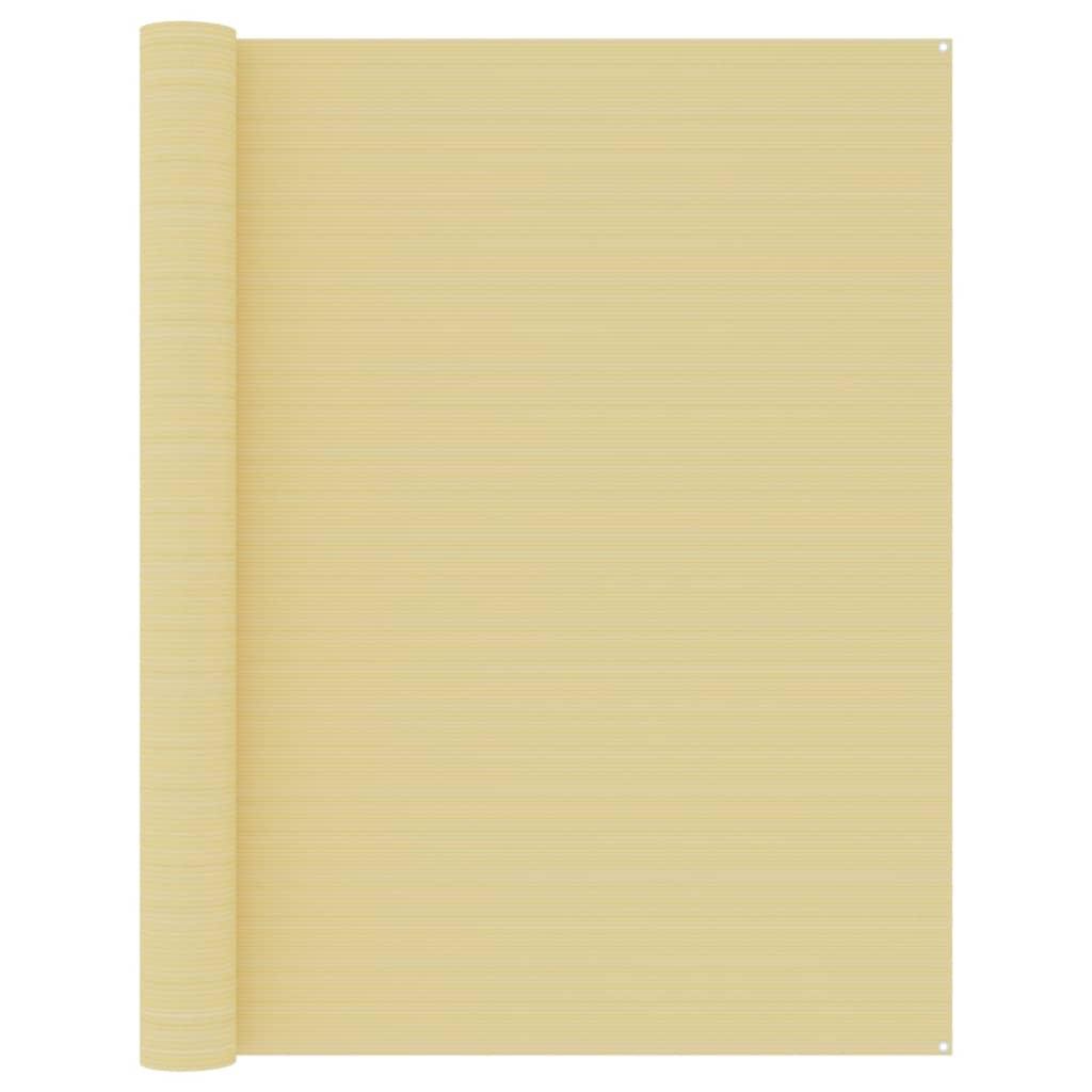 Telttæppe 250  400 Beige Camping Terrassetæppe